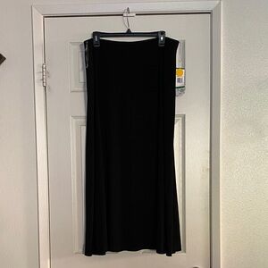 Black Label Classic Black A-Line Skirt
